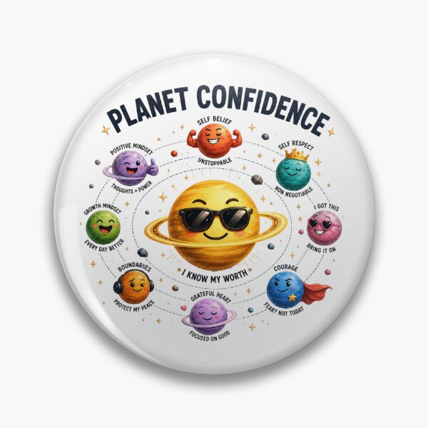 Item preview, Planet Confidence designed and sold by Side Quest Co..