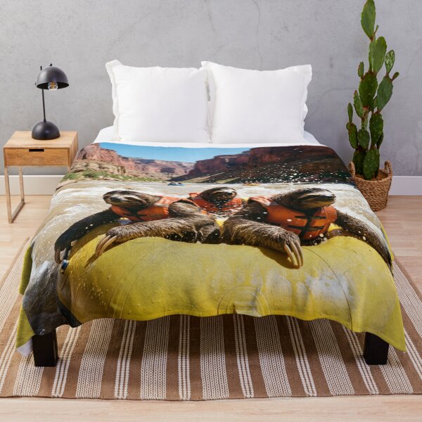 Item preview, Adventurous Sloths White Water Raft the Colorado River designed and sold by Tridentulus.