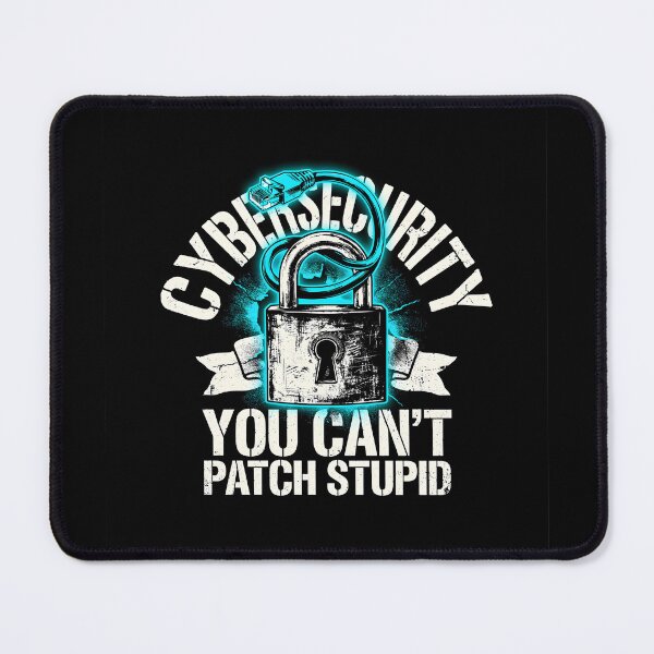 Item preview, Cybersecurity You Cant Patch Stupid Padlock designed and sold by Enea Kelo.