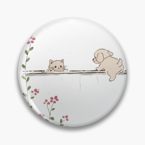 Item preview, Cute Kitten and Puppy Friends designed and sold by Reshmakhan.