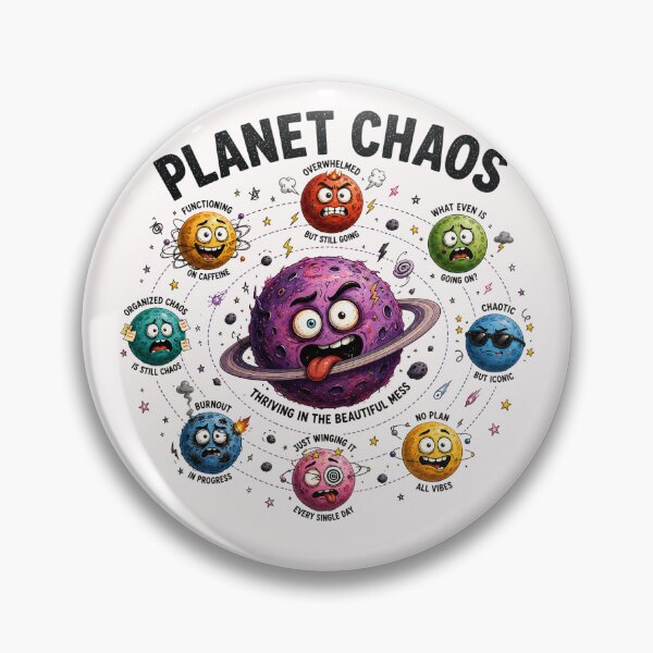 Item preview, Planet Chaos designed and sold by Side Quest Co..
