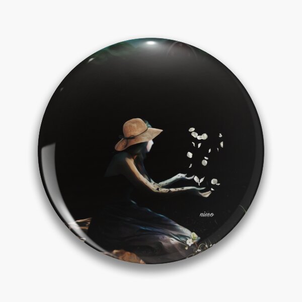 Item preview, Whimsical Girl Gathering Glowing Petals designed and sold by MapleBloom.