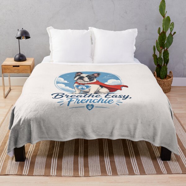 Item preview, Breathe Easy, Frenchie T-Shirt | Funny French Bulldog Superhero Shirt | Frenchie Lover Gift | Dog Mom & Dog Dad Tee designed and sold by CallisC-Arts.
