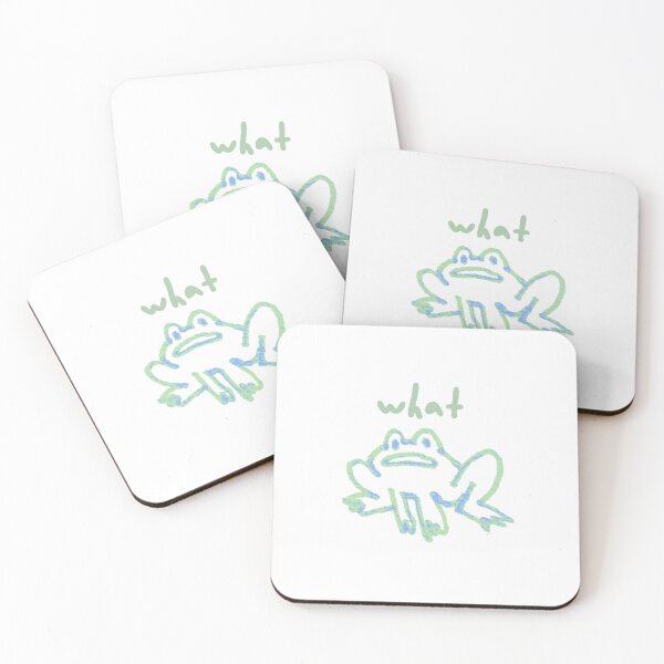 Item preview, what. confused frog designed and sold by nileniley.
