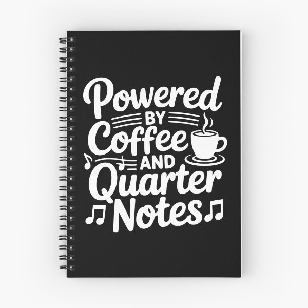 Item preview, Powered by Coffee and Quarter Notes designed and sold by theartfulaspie.