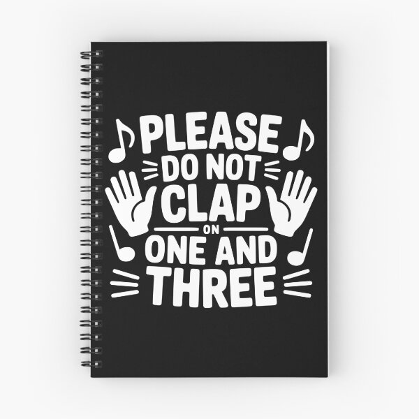 Item preview, Please Do Not Clap on One and Three designed and sold by theartfulaspie.