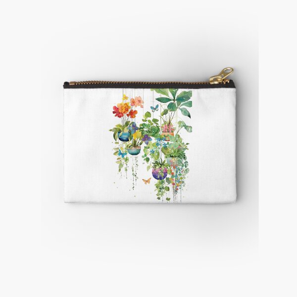 Item preview, Colorful Hanging Houseplants Watercolor Art designed and sold by Reshmakhan.