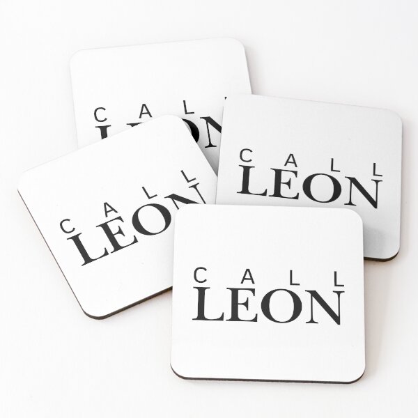 Item preview, Call Leon minimalist aesthetic text designed and sold by eMKa82.