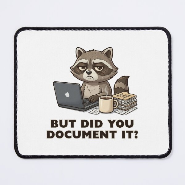Item preview, But Did You Document It, Funny Raccoon Office Humor Design for Coworkers and Professionals designed and sold by ezuldeen48.
