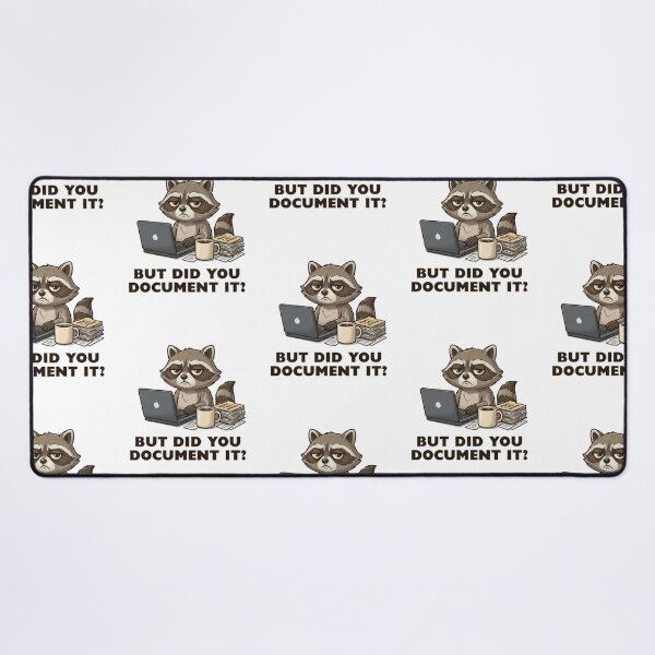 Item preview, But Did You Document It, Funny Raccoon Office Humor Design for Coworkers and Professionals designed and sold by ezuldeen48.