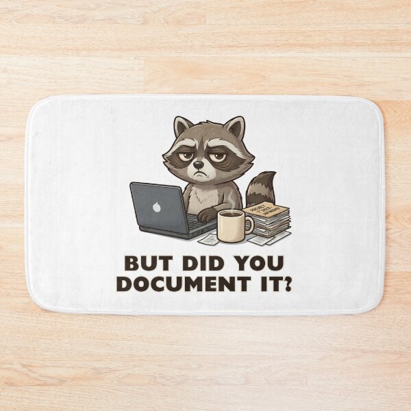 Item preview, But Did You Document It, Funny Raccoon Office Humor Design for Coworkers and Professionals designed and sold by ezuldeen48.