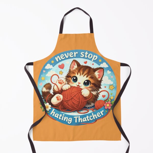 Item preview, Never Stop (Hating Thatcher) cute designed and sold by Cathedral of Curiosity.