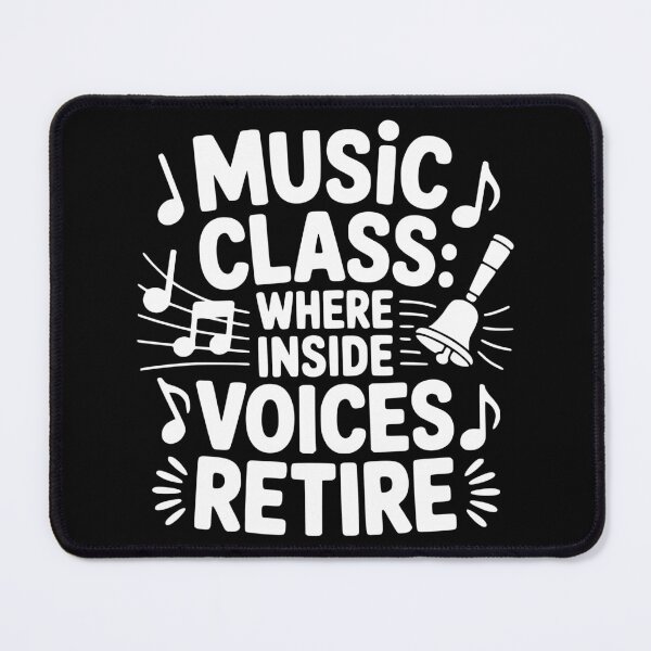 Item preview, Music Class Where Inside Voices Retire designed and sold by theartfulaspie.