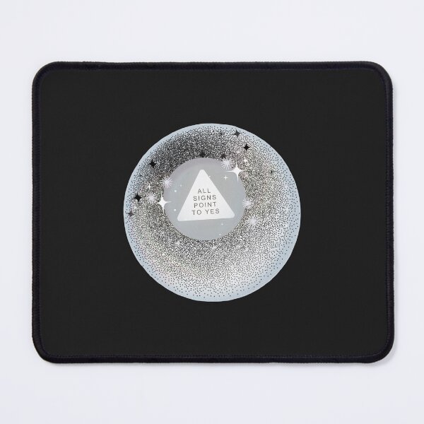 Item preview, starry magic 8 ball: all signs point to yes designed and sold by nileniley.