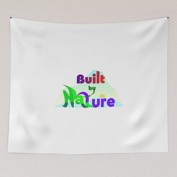 Item preview, Built by Nature, Typography T-shirt designed and sold by T2T-ees.