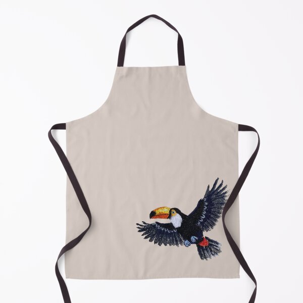 Item preview, Skybound Toucan-hand embroidery designed and sold by Alsa.handembroidery.