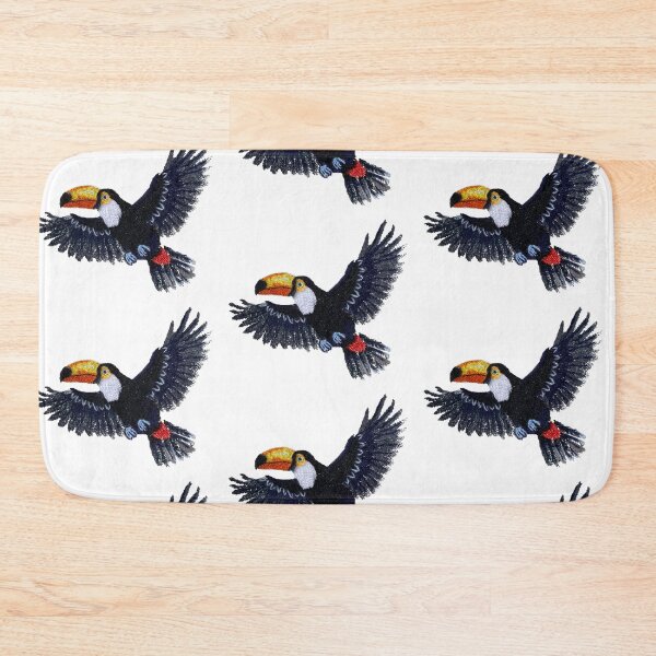 Item preview, Skybound Toucan-hand embroidery designed and sold by Alsa.handembroidery.