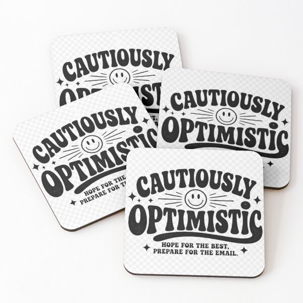 Item preview, Cautiously Optimistic Corporate Survival Sticker designed and sold by ArtAstonishing.
