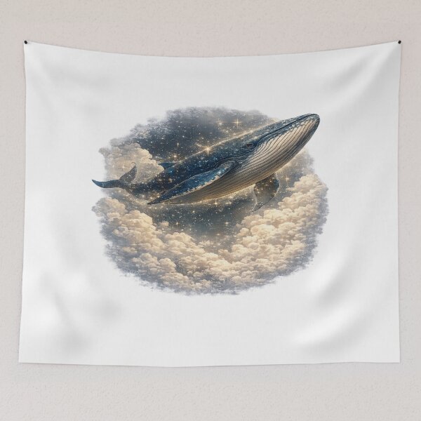 Item preview, Whale Above the Clouds designed and sold by creativezoneco.