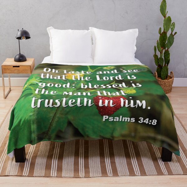 Item preview, Psalms 34:8 The Lord Is Good - Strawberries photograph designed and sold by InsprtnlArtbyDP.