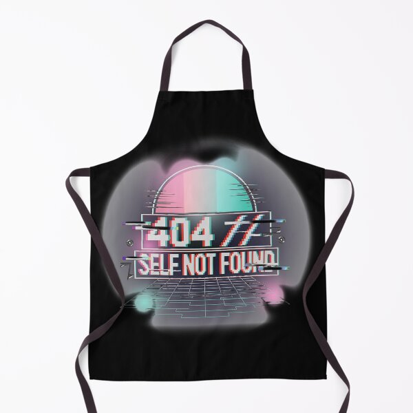 Aperçu de l'œuvre 404 Self Not Found - Bug rétro cyberpunk - Erreur numérique créée et vendue par AvalonMoss.