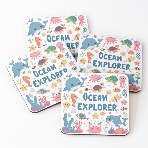 Item preview, Ocean Explorer | Cute Sea Animals Cartoon Design for Kids designed and sold by Cartoon art with a purpose ❤️ Supporting Althea’s friends .