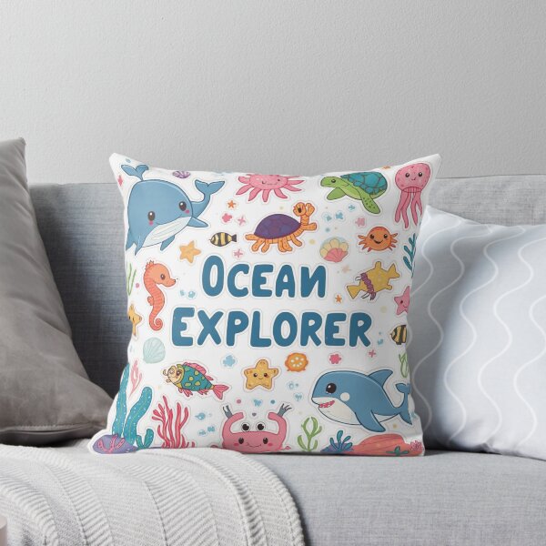 Item preview, Ocean Explorer | Cute Sea Animals Cartoon Design for Kids designed and sold by Cartoon art with a purpose ❤️ Supporting Althea’s friends .