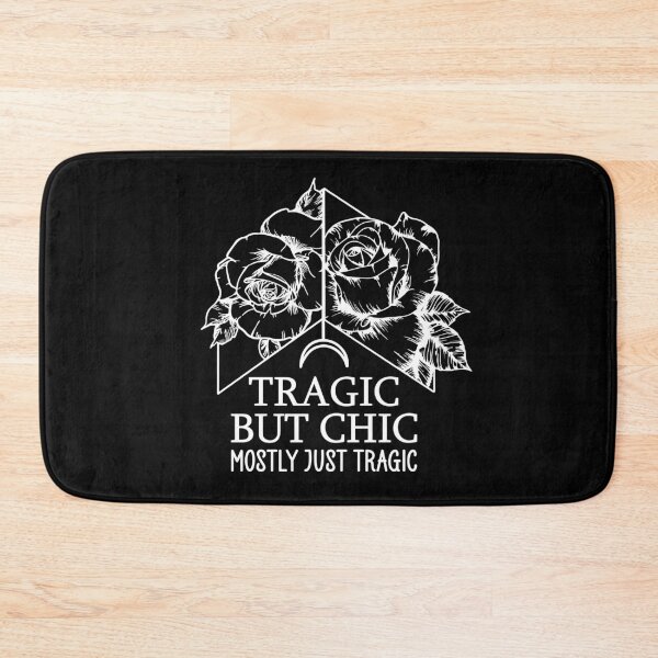 Item preview, Tragic But Chic Mostly Just Tragic - Sarcastic Gothic Rose Art designed and sold by the-Z3nith.
