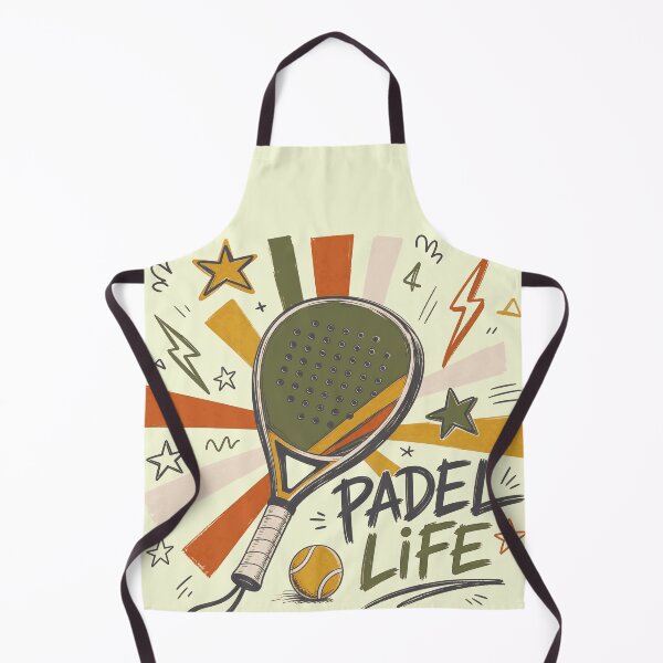 Item preview, • Padel Life Doodle - Hand Drawn Racket - Mens Retro Aesthetic Sports Gift designed and sold by BelievingCreate.