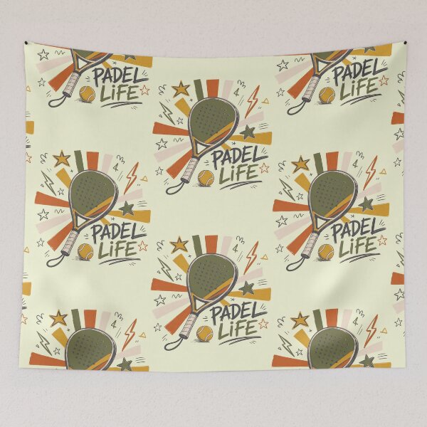 Item preview,   • Padel Life Doodle - Hand Drawn Racket - Mens Retro Aesthetic Sports Gift designed and sold by BelievingCreate.