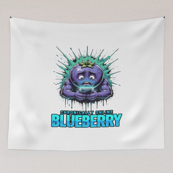 Item preview, Worried Berry Character Device Fatigue designed and sold by ColeLaniTrading.