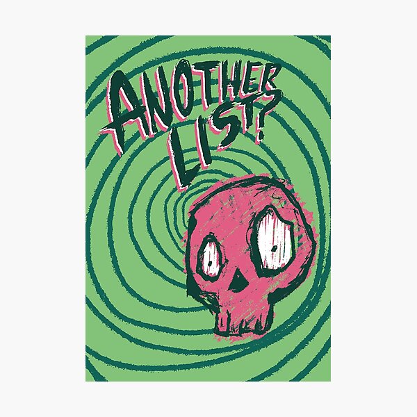Item preview, Another List? | Toxic Green designed and sold by Ian Fleming Design.
