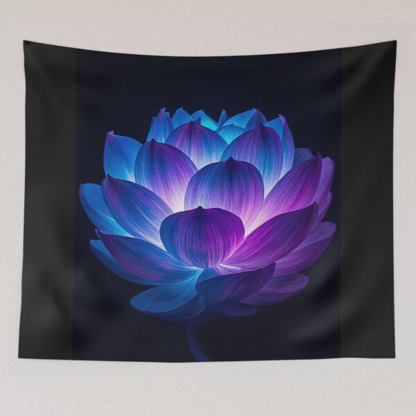 Item preview, Bioluminescent Lotus designed and sold by Edge Of The Easel.