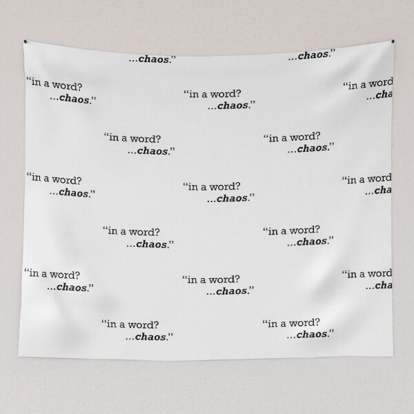 Item preview, In A Word Chaos. designed and sold by udaisimon.