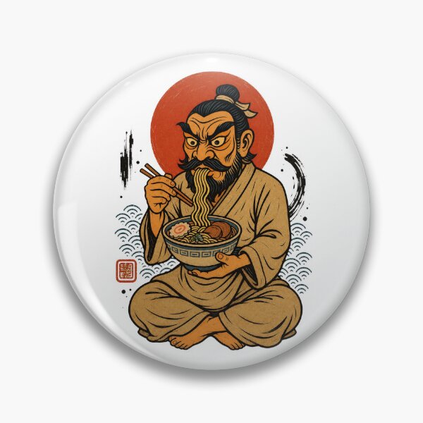 Item preview, Ramen Samurai – Japanese Noodle Warrior designed and sold by trpa04.