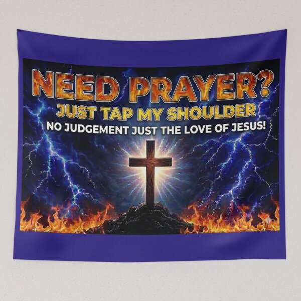Item preview, Need Prayer - Tap My Shoulder designed and sold by Tracie J.