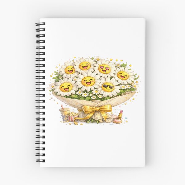 Item preview, Happy daisies Emoji Bouquet designed and sold by Side Quest Co..