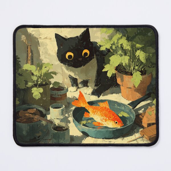 Item preview, Black Cat's Kitchen Catch designed and sold by Erika Kaisersot.