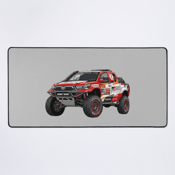 Item preview, Toyota Hilux Dakar 2025 Gazoo Racing Offroad Rally Truck Illustration designed and sold by Motorline44.