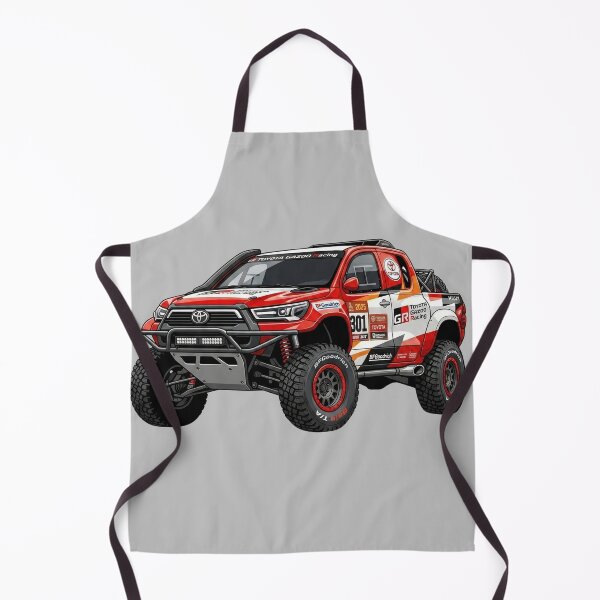 Item preview, Toyota Hilux Dakar 2025 Gazoo Racing Offroad Rally Truck Illustration designed and sold by Motorline44.