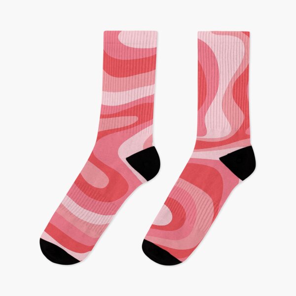 Item preview, Liquid Swirl Retro Abstract in pinks  tones, Light Blush, Cream, and White designed and sold by Differenceee.