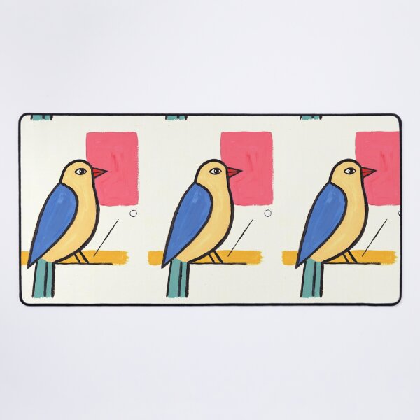 Item preview, Mid Century Modern Bird Art designed and sold by Filora Atelier | Bird Art.