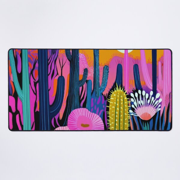 Item preview, Colorful Cactus Storybook Art In Vibrant Fantasy Colors designed and sold by DEC02.