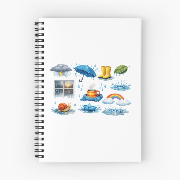 Item preview, Rainy Season Sticker Pack | Cute Monsoon Transparent PNG | Umbrella, Boots, Rainbow & Rain Drops designed and sold by Ishratparween11.