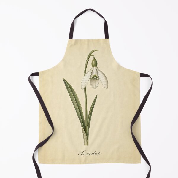 Item preview, Vintage Snowdrop Botanical Print designed and sold by NuvoraNest.