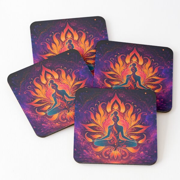 Item preview, Inner Flame: The Art of Meditation designed and sold by Fei Long Design Hub.