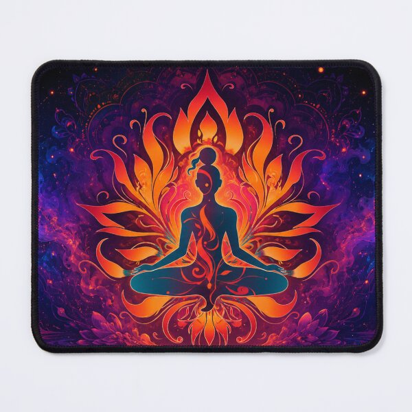 Item preview, Inner Flame: The Art of Meditation designed and sold by Fei Long Design Hub.