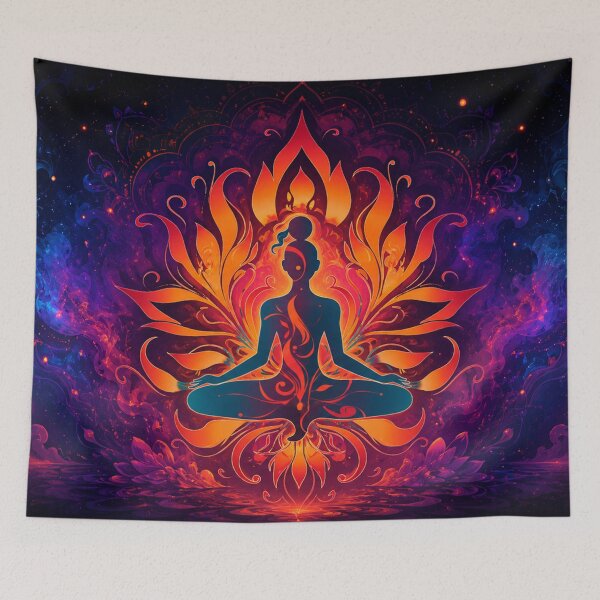 Item preview, Inner Flame: The Art of Meditation designed and sold by Fei Long Design Hub.