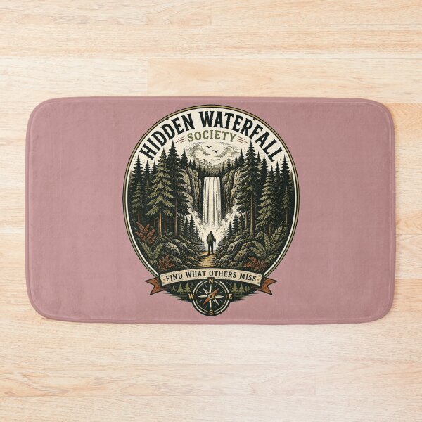 Item preview, Hidden Waterfall Explorer | Vintage Forest Hiking Adventure designed and sold by MystiMagica.