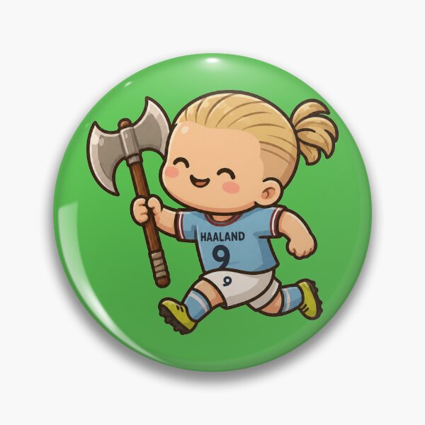 Item preview, Tiny Haaland Runing with A Vinking Battle Axe designed and sold by shellle in the ocean.